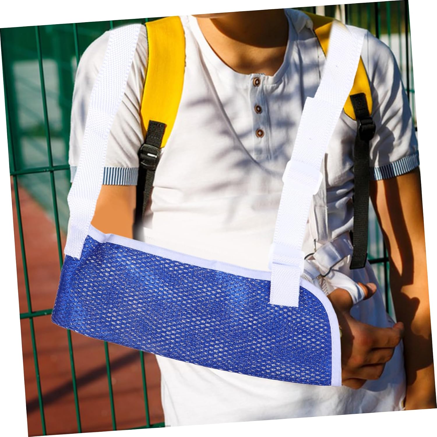 Gatuida Arm Sling Breathable Forearm Support for Fractured Medical Shoulder Immobilizer for Boys and Lightweight and Comfortable Design Pediatric Use