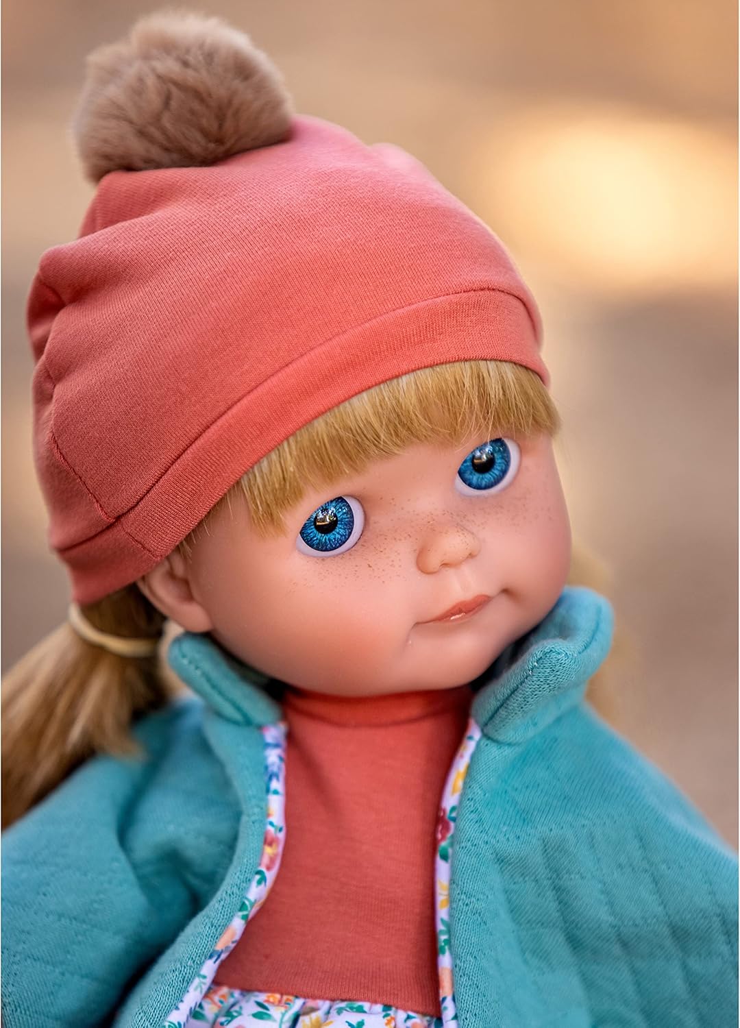 JC Toys Chloe by Berenguer | 15" Nature Collection Fashion Doll | Long Blonde Hair | Multi Piece Removable Fasion Outfit | All Vinyl Posable Doll | Made in Spain
