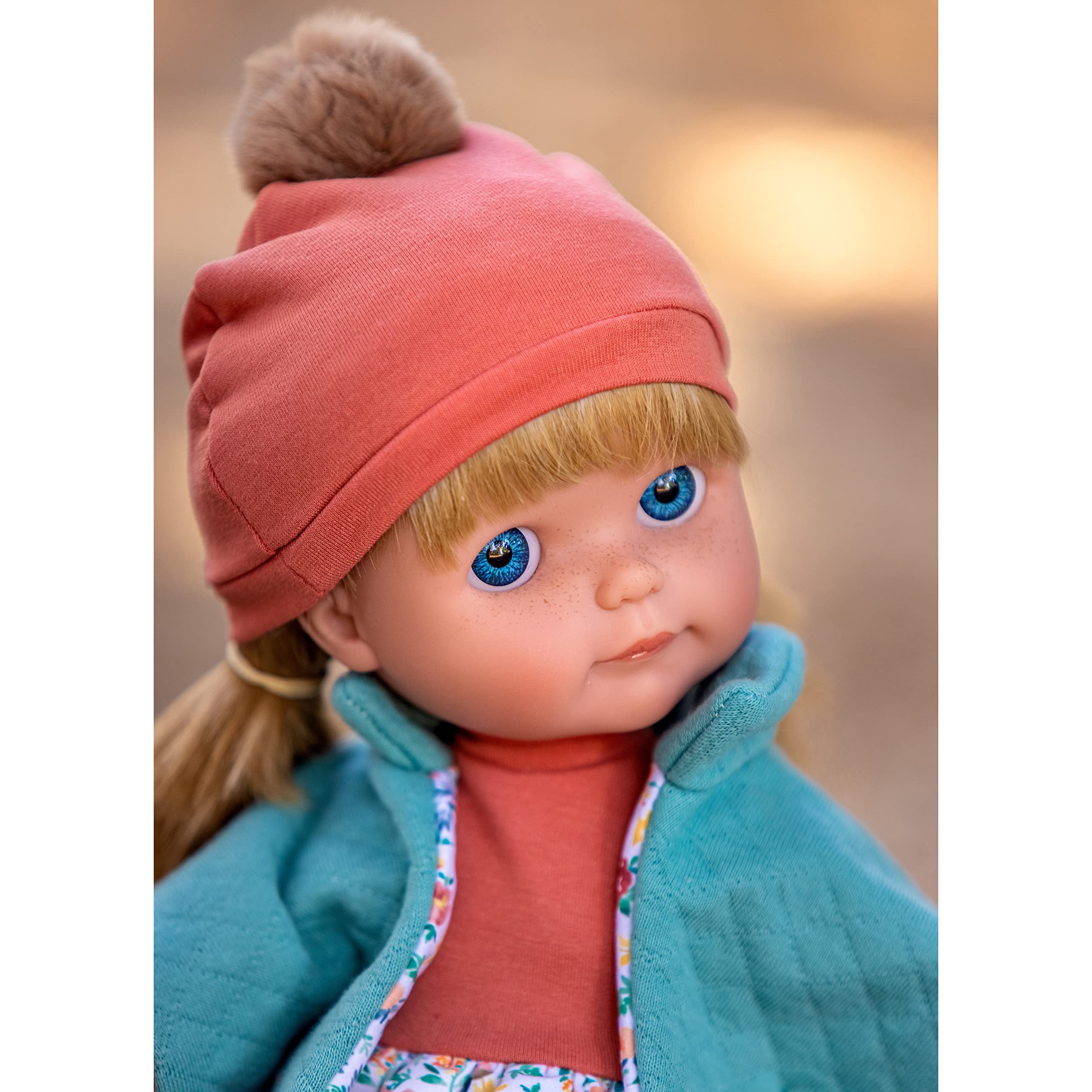 JC Toys Chloe by Berenguer | 38,1 cm große Modepuppe aus der Nature Collection | langes Blondes Haar | mehrteiliges abnehmbares Fasion-Outfit | Alles Vinyl beweglich, Chloe -