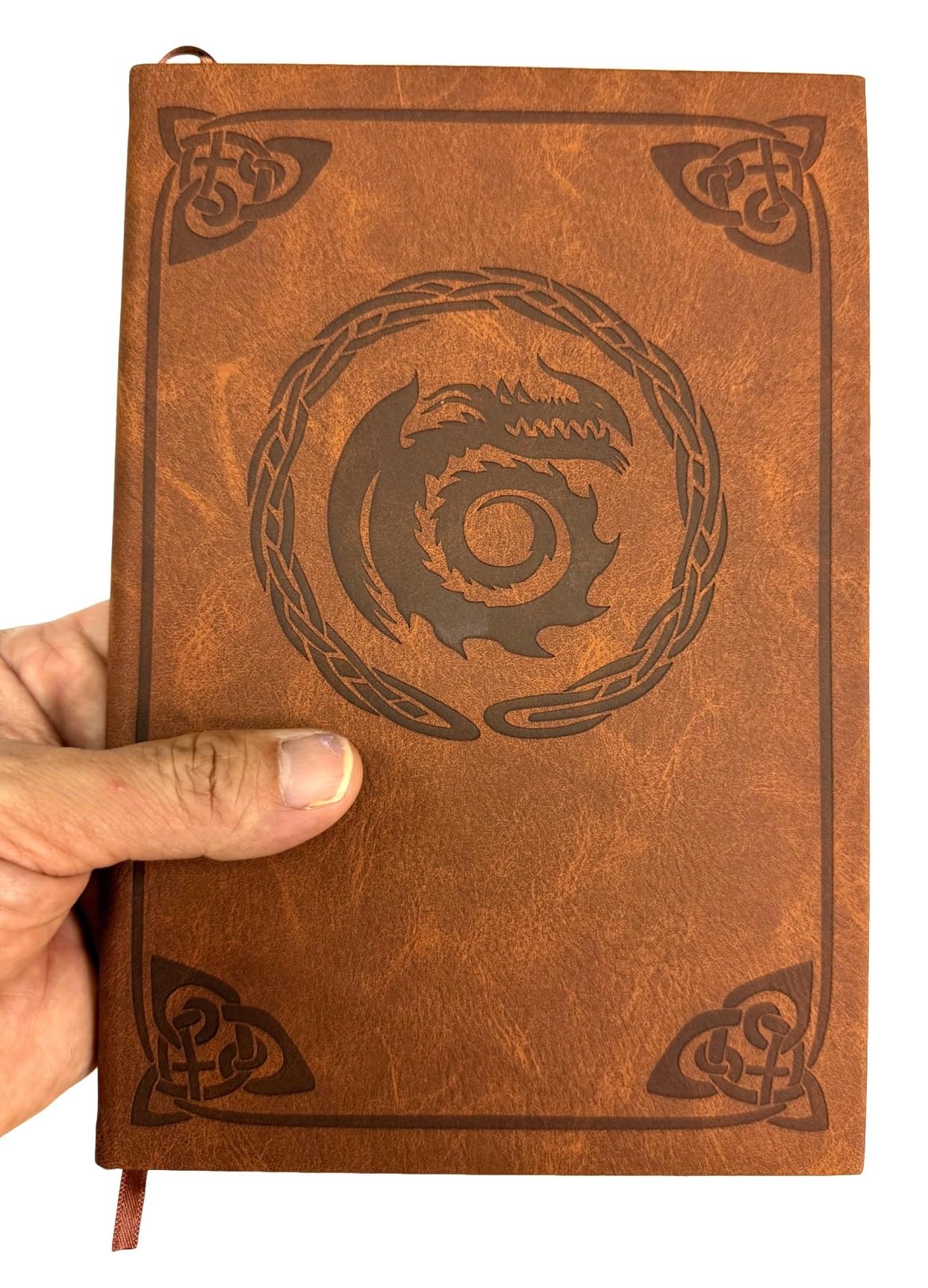 Bork the Bold Dragon Replica manuale libro Viking Fantasy Cosplay Berk Journal Prop HTTYD copertina in ecopelle pagine stampate marrone