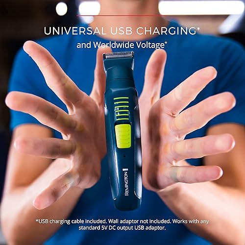 Miniatura 4 de Remington Multigroomer para hombre, PG6111, verde azuladoverde (paquete de 4)