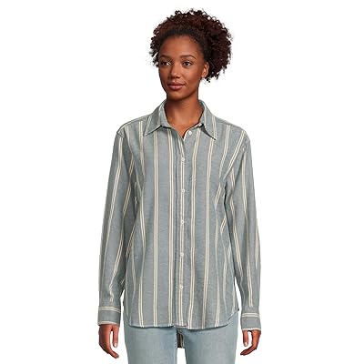 Faherty Nazare Flannel Relaxed Shirt Women