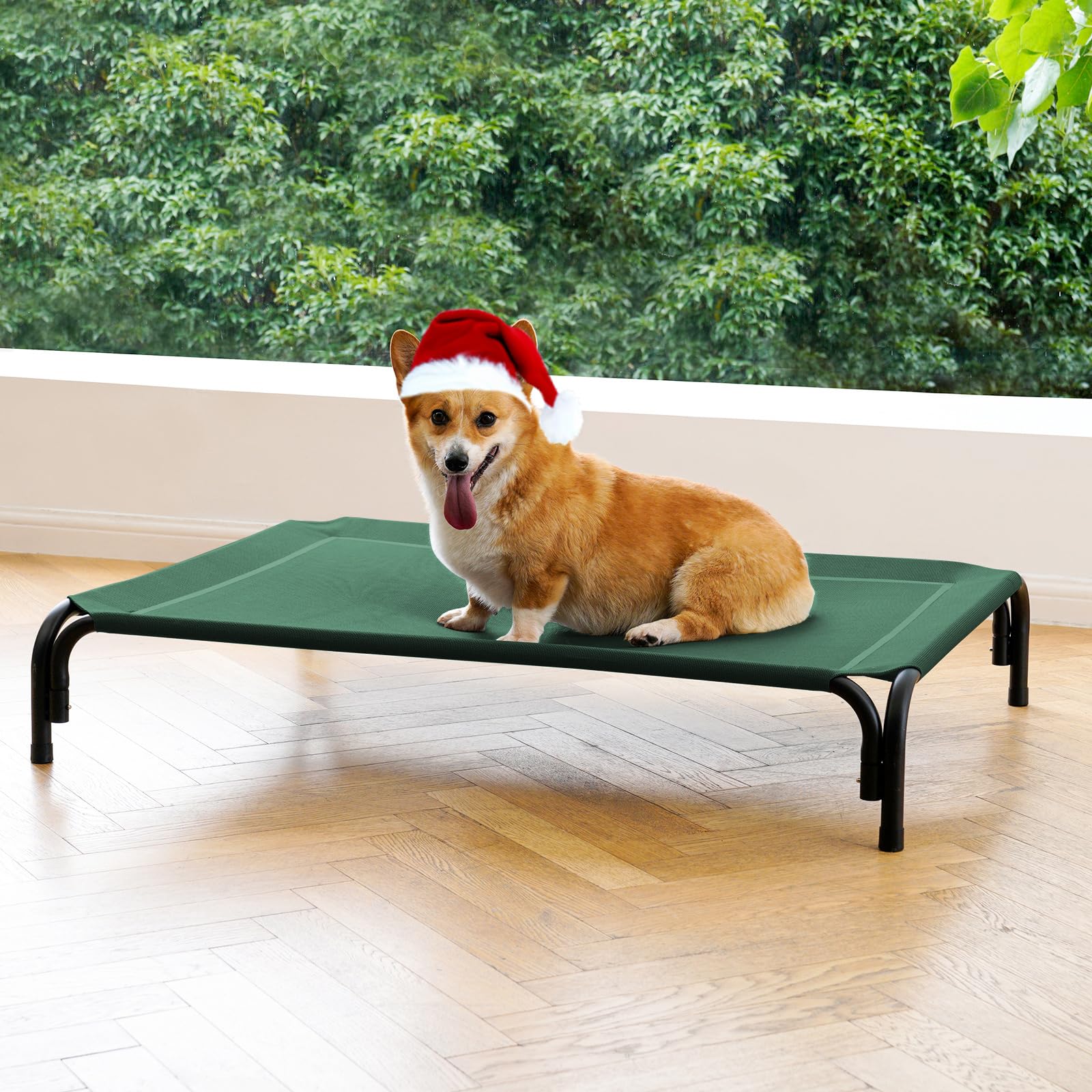 Lit surélevé pour chiens idéal pour le jardin ou le salon