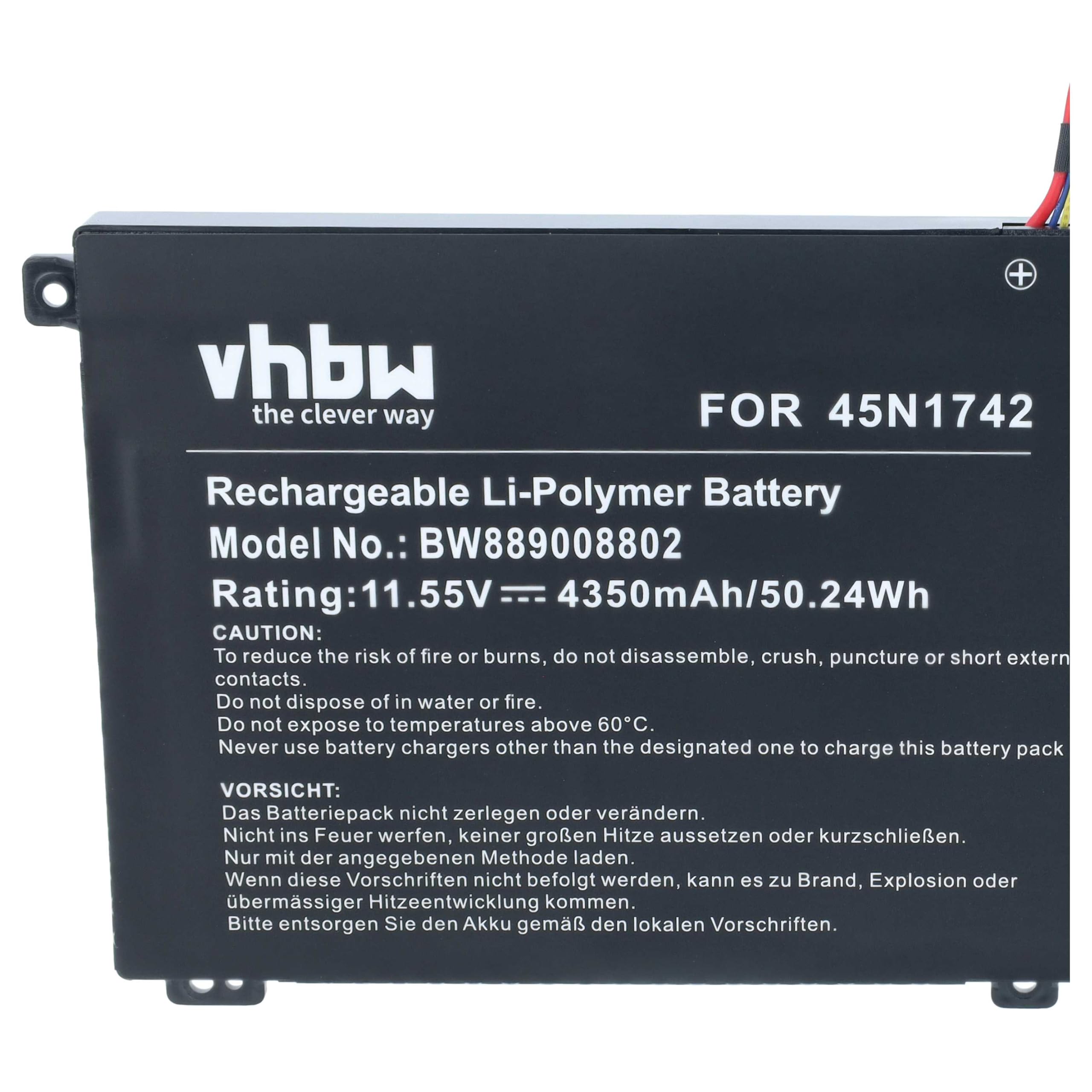 vhbw batteria compatibile con Lenovo ThinkPad T550, T550 I7-5600U
