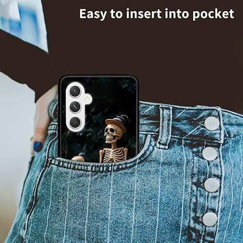 Miniatura 12 de Funda protectora para Samsung Galaxy A13 5G/A04S para Samsung Galaxy A13 5G/A04S, funda de silicona TPU suave con calavera de rosa, diseño elegante