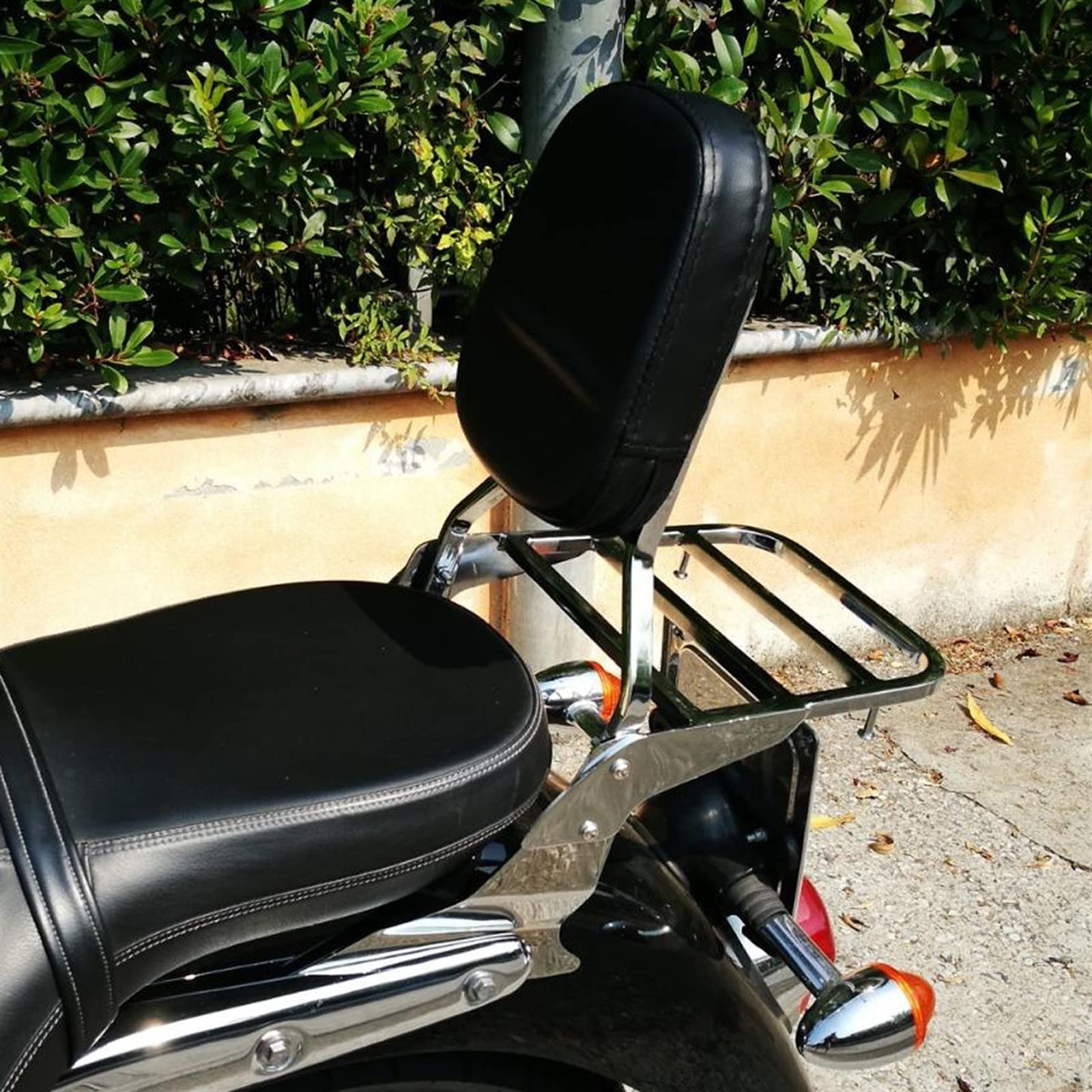 NINOMA Sissy Bar Universale per Moto Schienale Personalizzato Cuscino per Schienale per Harley Sportster Bobber Coda gobba (Color : D)