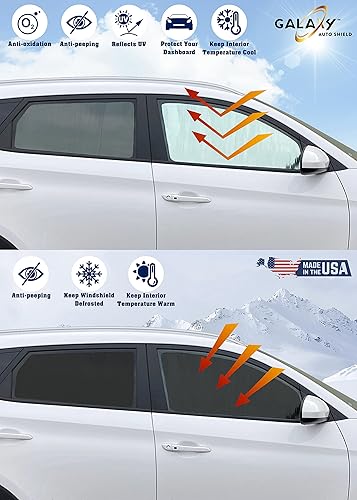 Miniatura 6 de GalaxyAutoShield - Ventanas laterales de asiento delantero de ajuste personalizado 2 piezas para Nissan Pathfinder 2022 2023 accesorios de