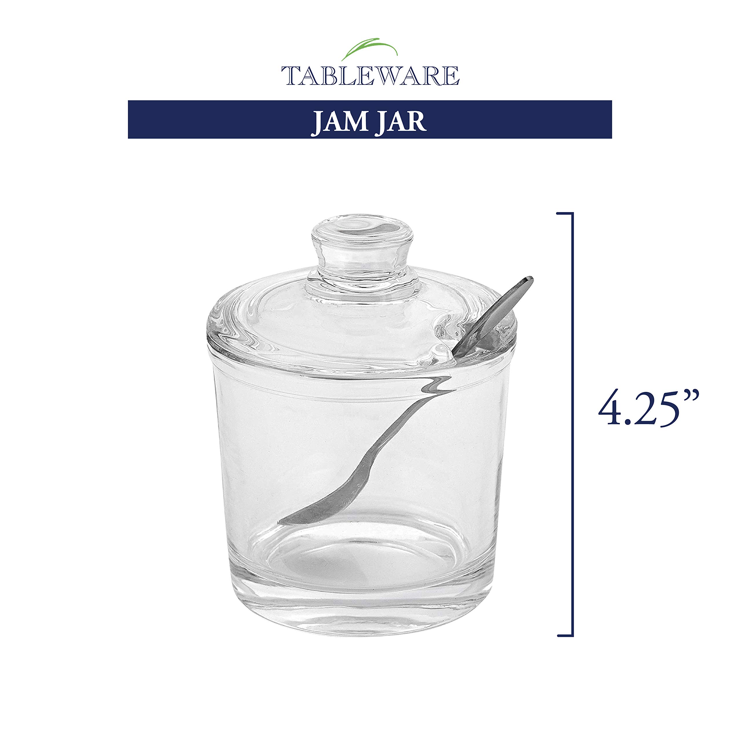 Juego De 4 Tarros De Cristal Con Tapa – 300 Ml, Colores Surtidos, Ideales Para Cereales, Mermeladas, Ensaladas O Decoración