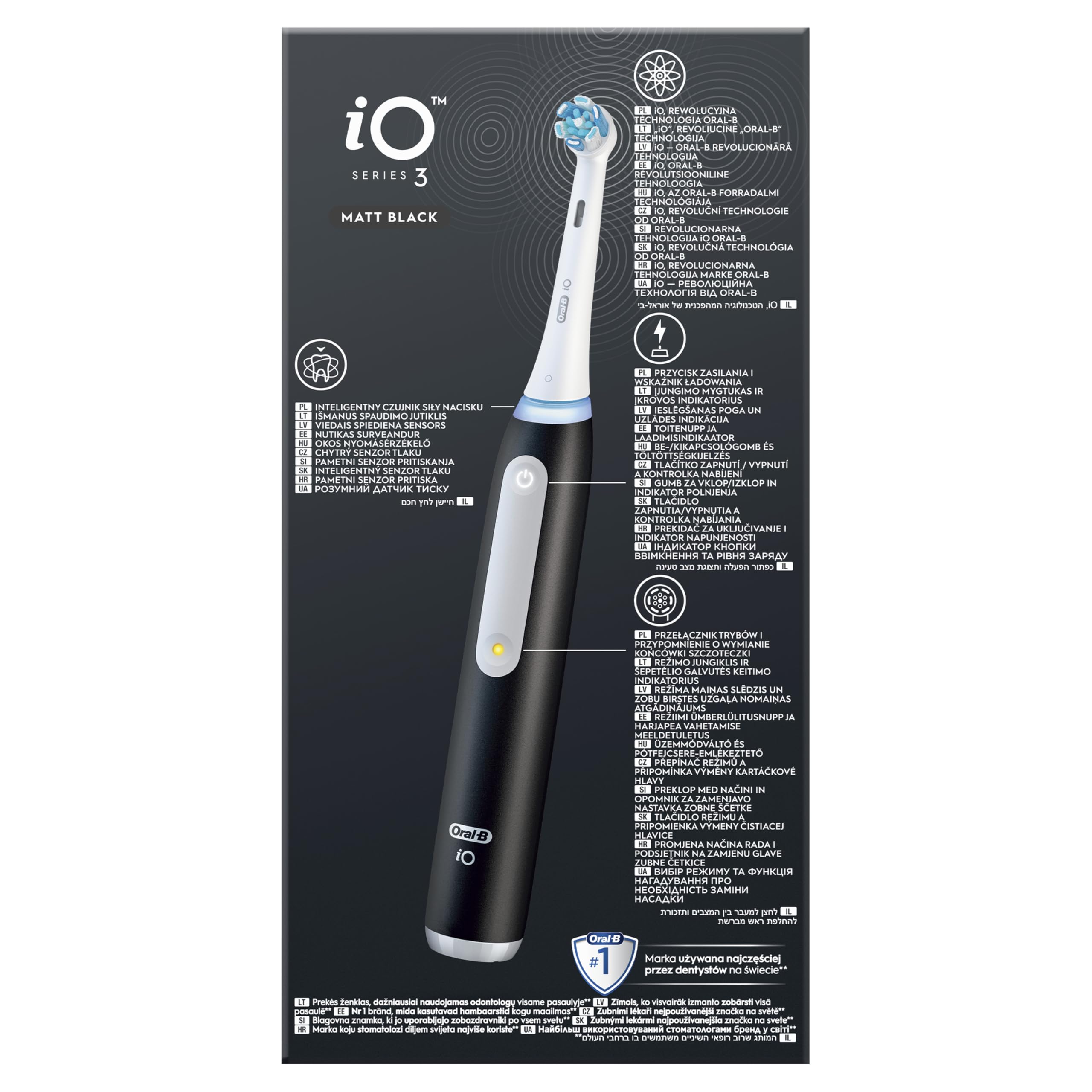 Oral-B Series 3 Io Cepillo Dental Negro