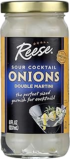 Reese Sour Cocktail Double Martini Onions 8oz (Pack of 1)