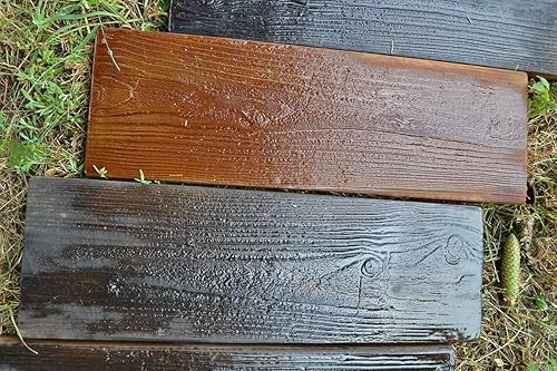 Miniatura 4 de Moldes de hormigón DIY Vendido Set 6 juegos (12 piezas) S05 Molde de hormigón Tableros de madera viejos