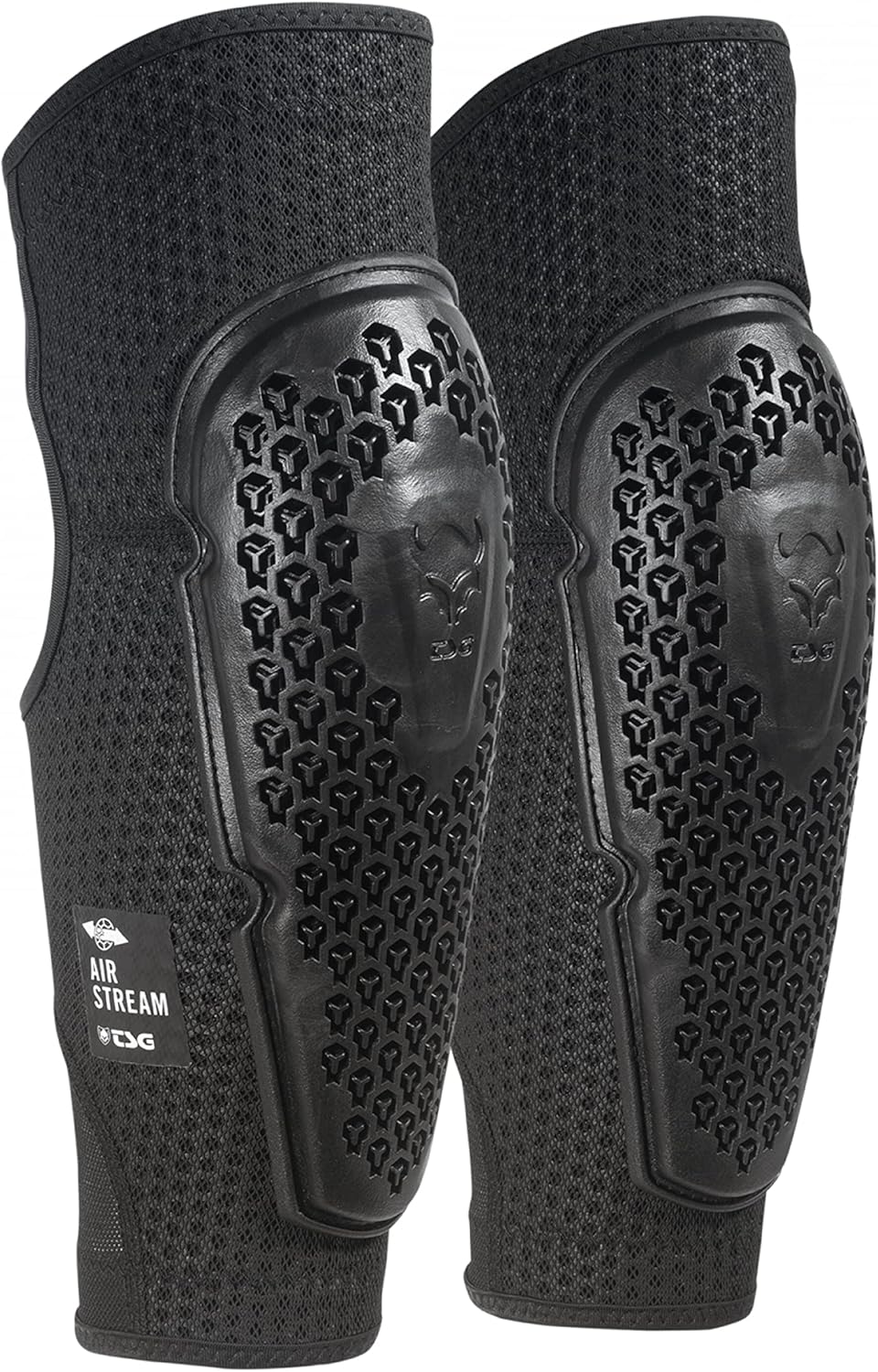 TSG Elbowguard Chamber, Bike Protection Pad, Trail, All Mountain, Flexible, Shock Absorbent, Soft Shell Construction, Pre Shaped, Secure Fit, Ventilated, Pull Over Design - Black