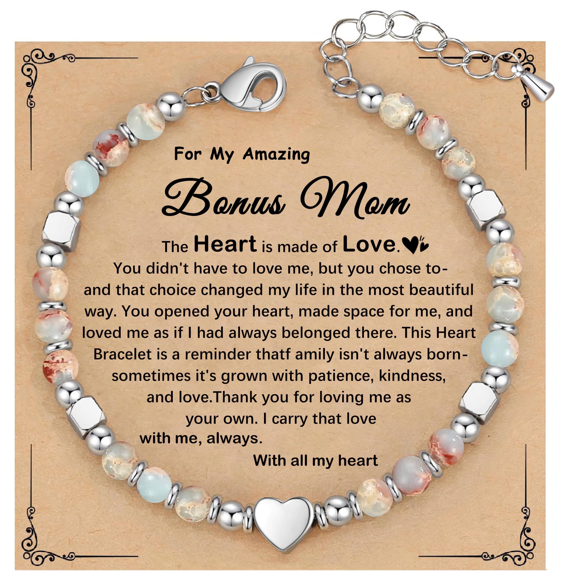 Best Friend Bracelet Gifts for Women Sister Bestie, Christmas Gift for Teens Mom Daughter Granddaughter Birthday Gift for Her Stocking Stuffers