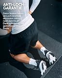DANISH ENDURANCE Cushioned Running Socks for Long Distances, Anti-Blister, for Men & Women, Unisex, 3 or 5 Pack, White 5-pack, 6-8 - 4