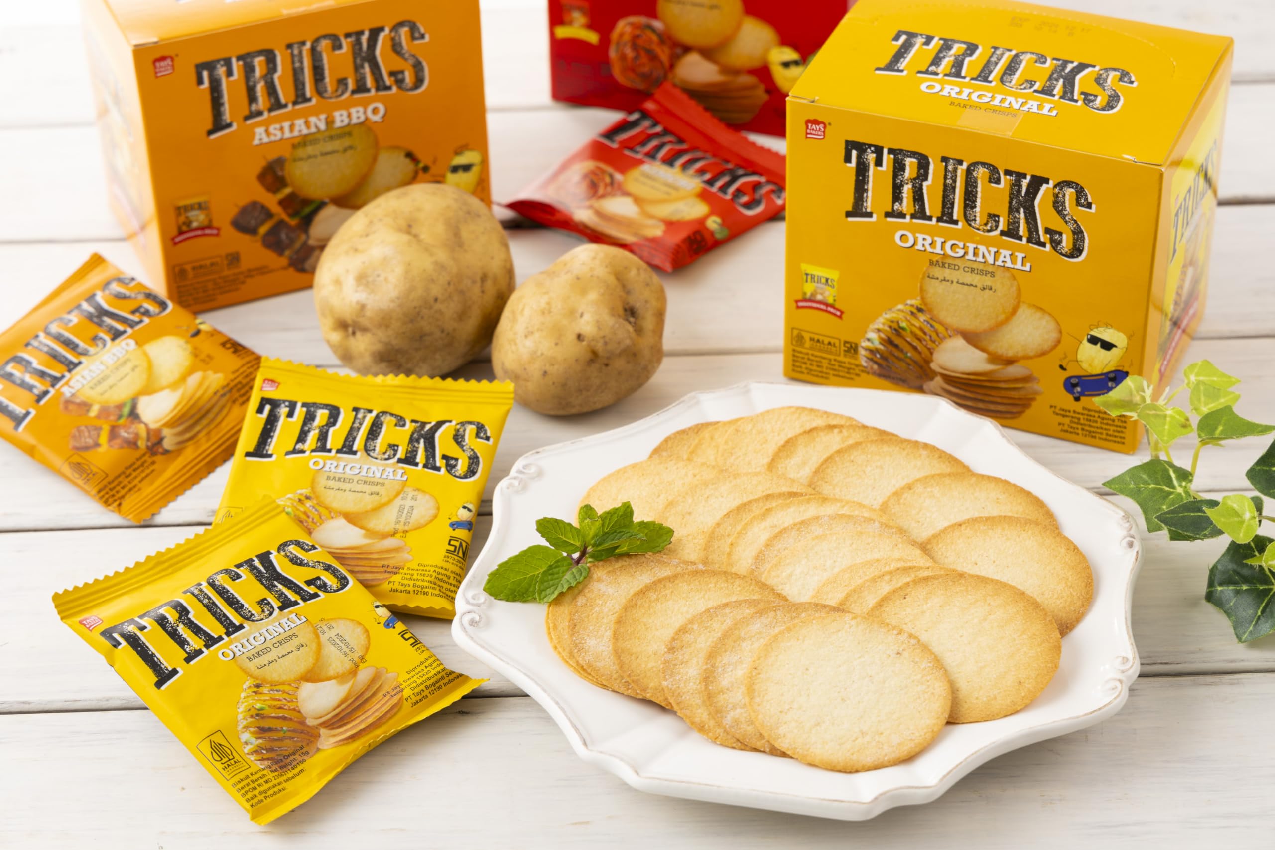 Amazon.co.jp: TRICKS トリックス ポテトチップス オリジナル 1箱180g
