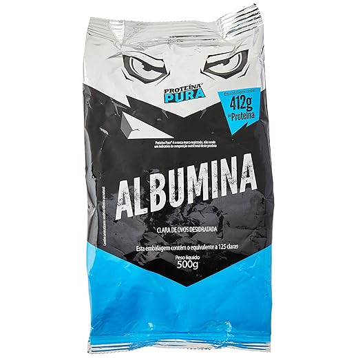 Albumina, Proteina Pura, sem Sabor, 500g
