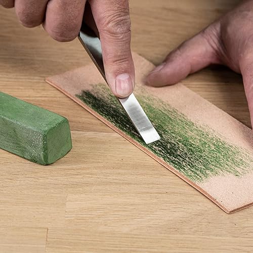 Miniatura 5 de Trend Kit de afilado compuesto y cuero Strop, afila y pule Termina tus herramientas de corte con facilidad, DWS/HP/KIT medio