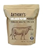 Anthony's Collagen Peptide Powder, 1 lb, Pure Hydrolyzed, Gluten Free, Keto and Paleo Friendly, Grass Fed, Unflavored, Non GMO
