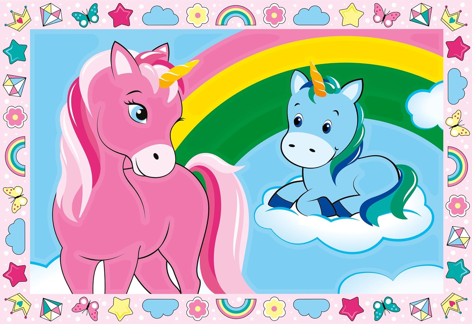 Ravensburger Creart Happy Unicorn Paint by Numbers Kit for Children