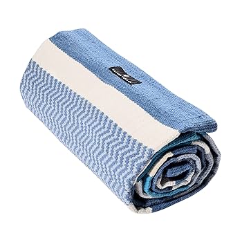 ヨガマット、ラグ、ウェア Amazon | Cotton Yoga Rug コットンヨガラグ ブルー | Hugger