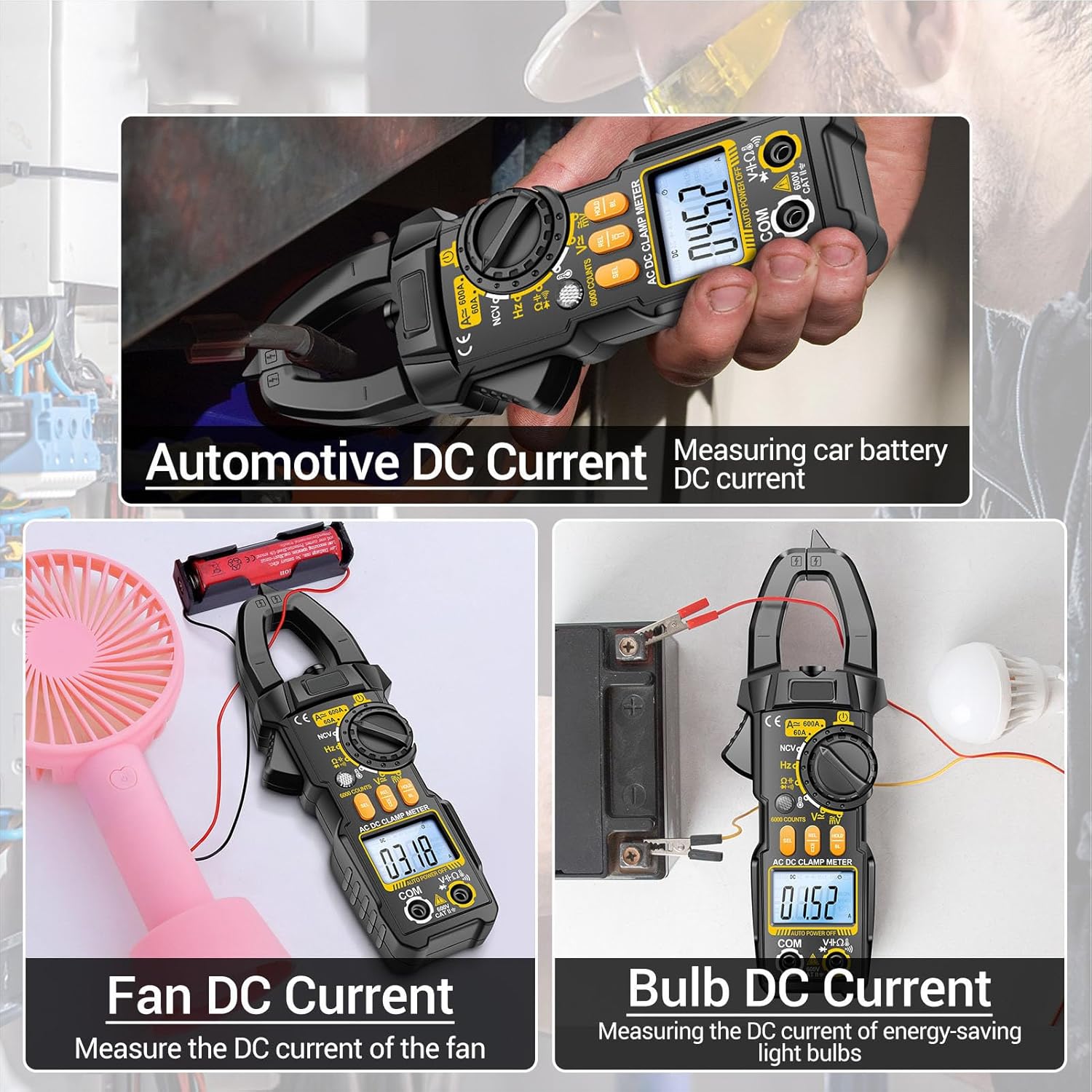 Examples of DC Current Measurement