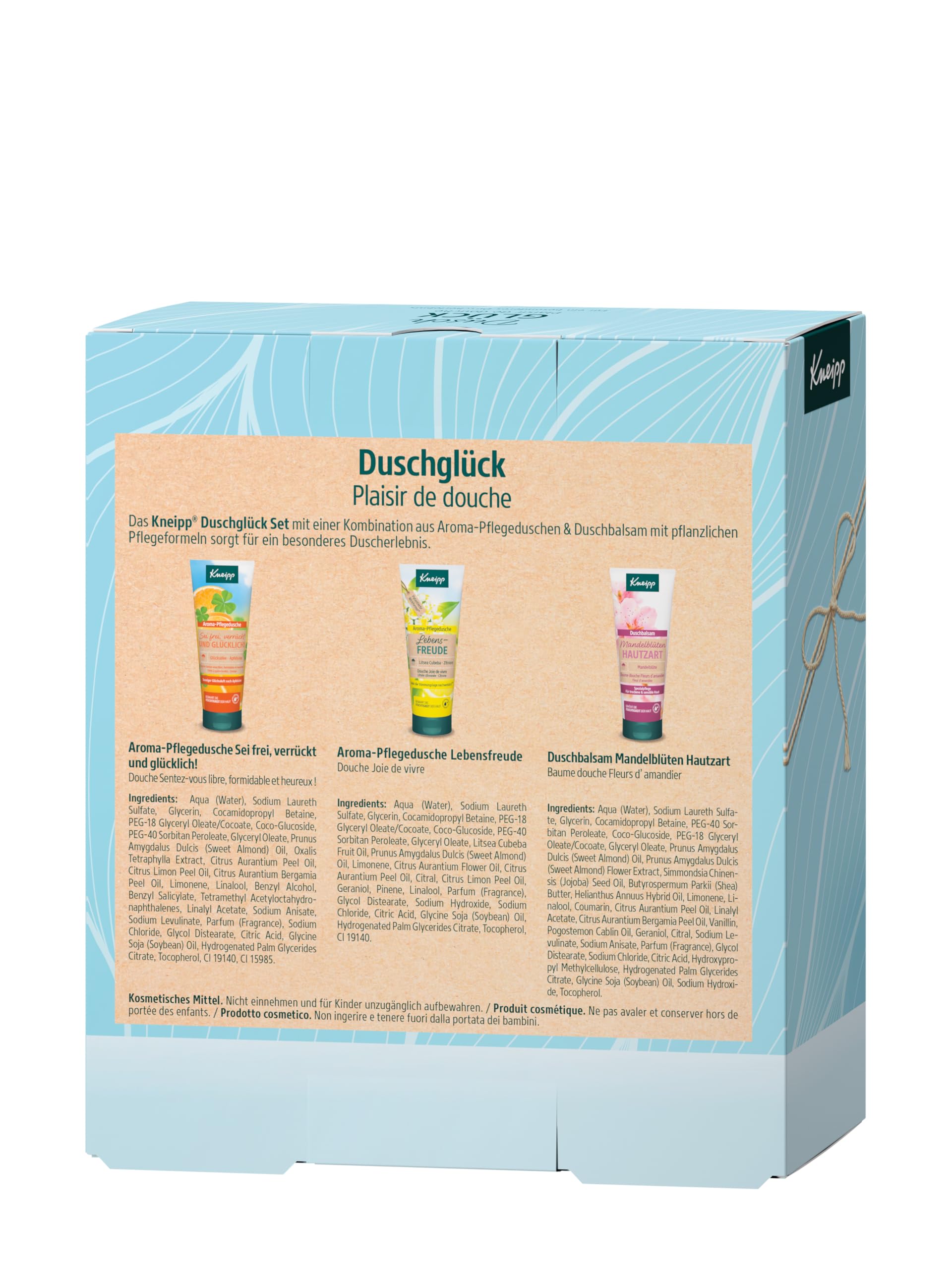 Kneipp Duschglück zestaw prezentowy, 3 x 75 ml