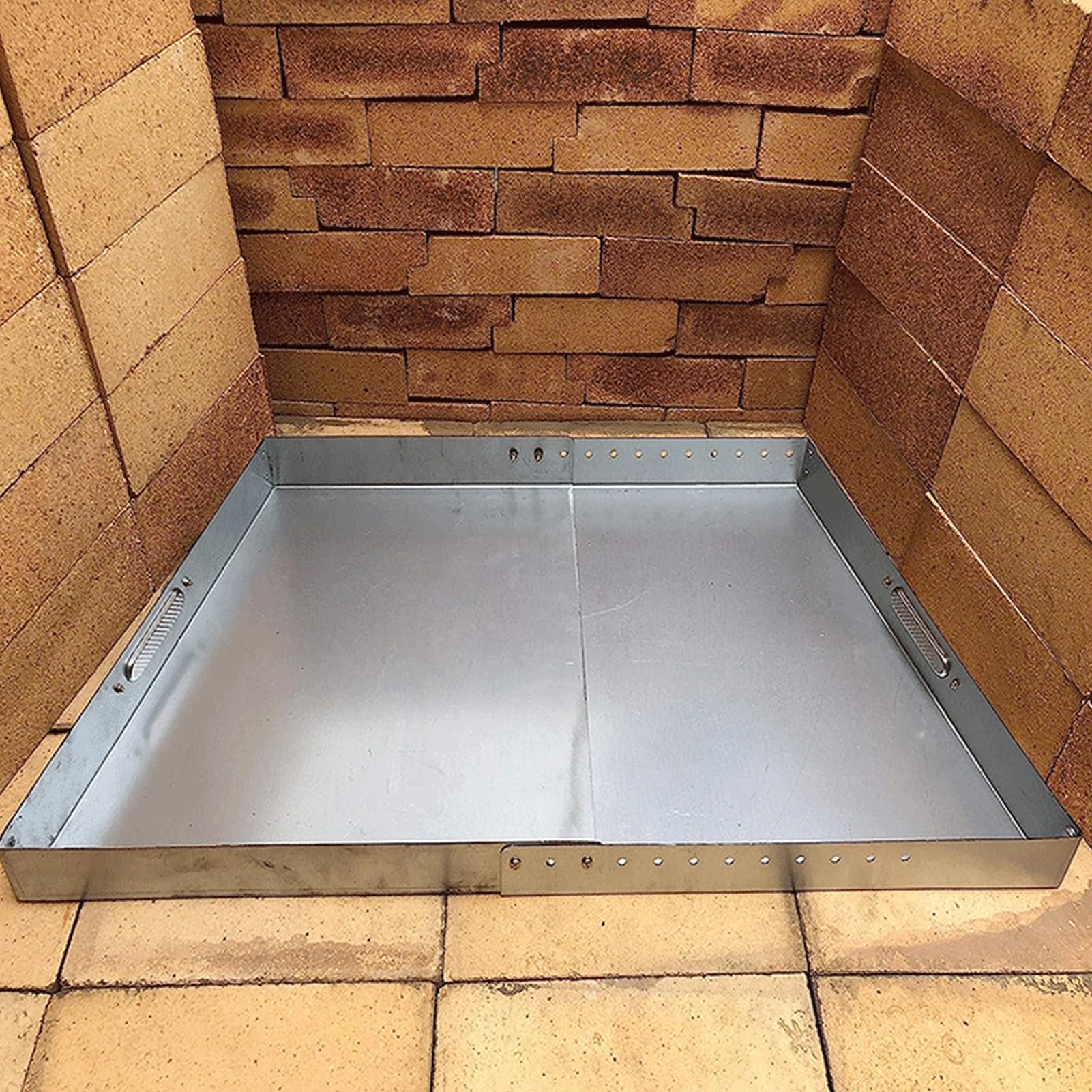 Cassetto Portacenere Per Camino E Stufe A Pellet - 24x19x7 Cm, Lamiera Stampata, Modello Clam - Foto 10