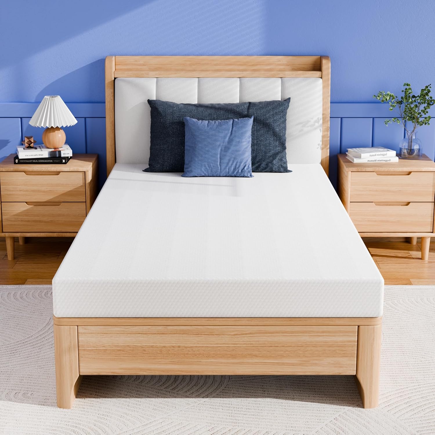 5 Inch Twin Mattress for Kids, Cooling Gel Memory Foam, Fiberglass Free, CertiPUR-US Certified, Temperature-Regulating, Washable Cover, Medium Firm, Bed in a Box, 75"x39"x5"