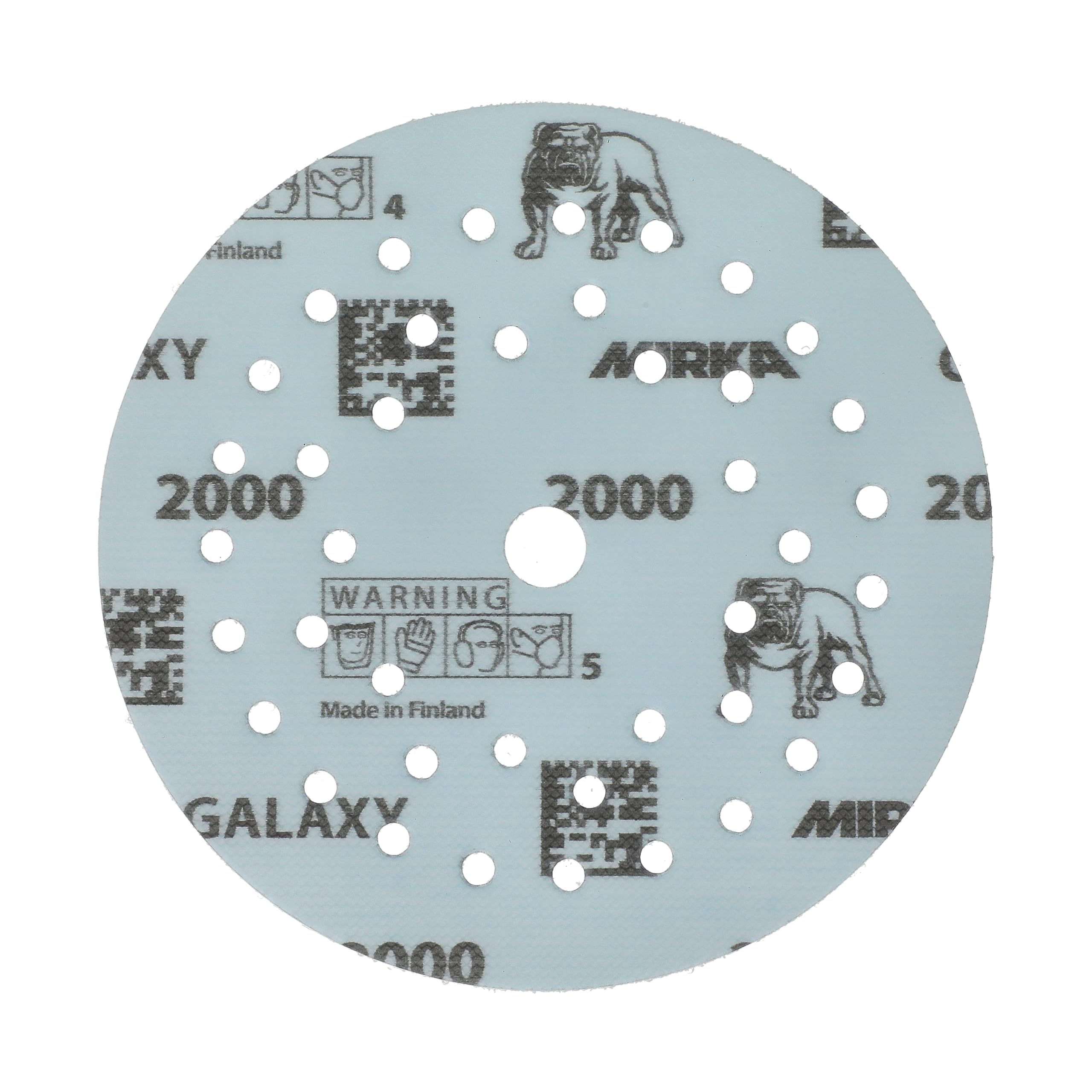 Mirka Galaxy epoxy schuurpapier 125mm Klittenband korrel 500 voor het schuren van epoxyhars, hout, epoxy, rivertable / 50 stuks schuurschijven