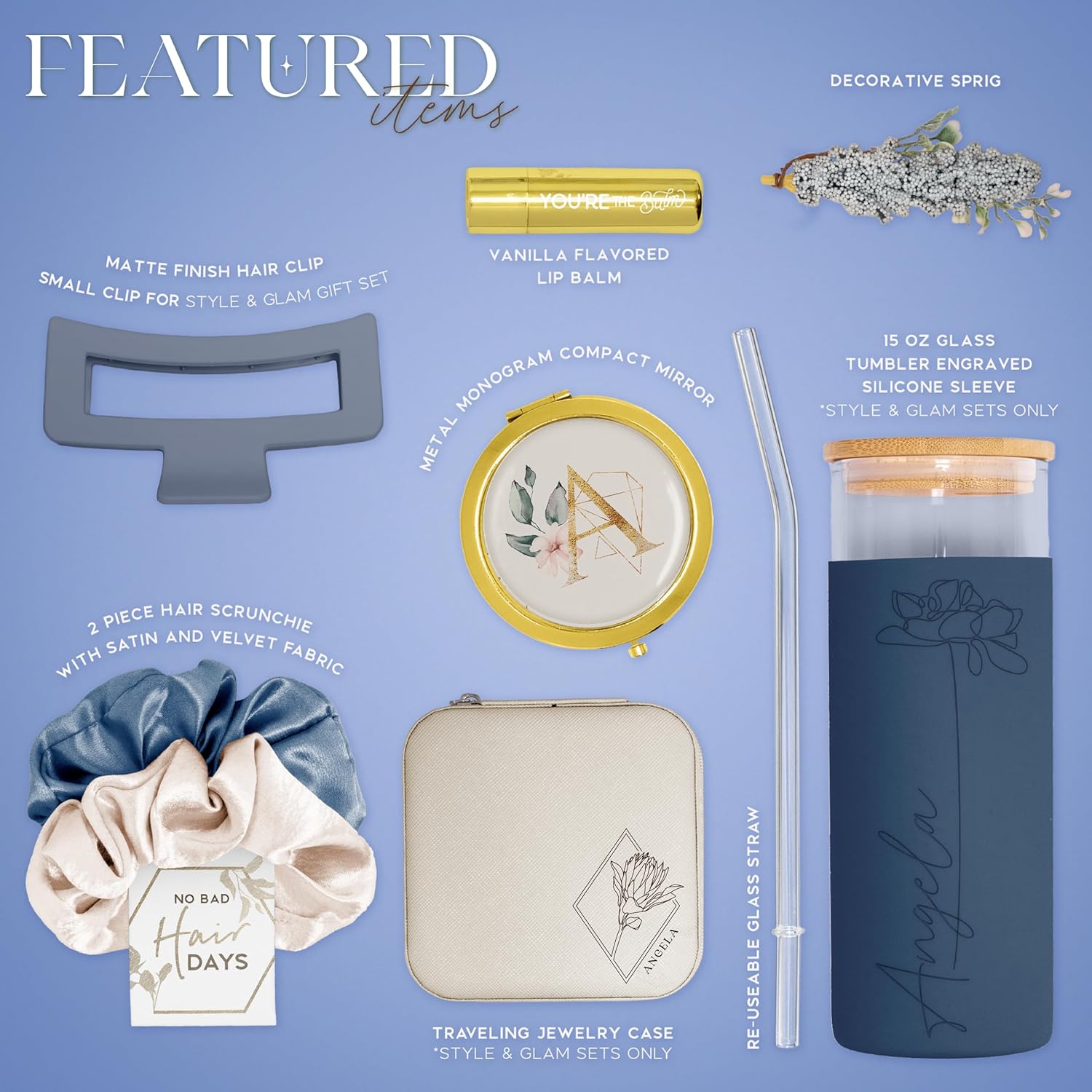 Will You Be My Madrina Proposal Box, ¿Quieres Ser Mi Madrina? Gift Set for Baptism, Personalized Blue Caja Regalo para Madrina o Nina (GD2) (Moonlight, Style)
