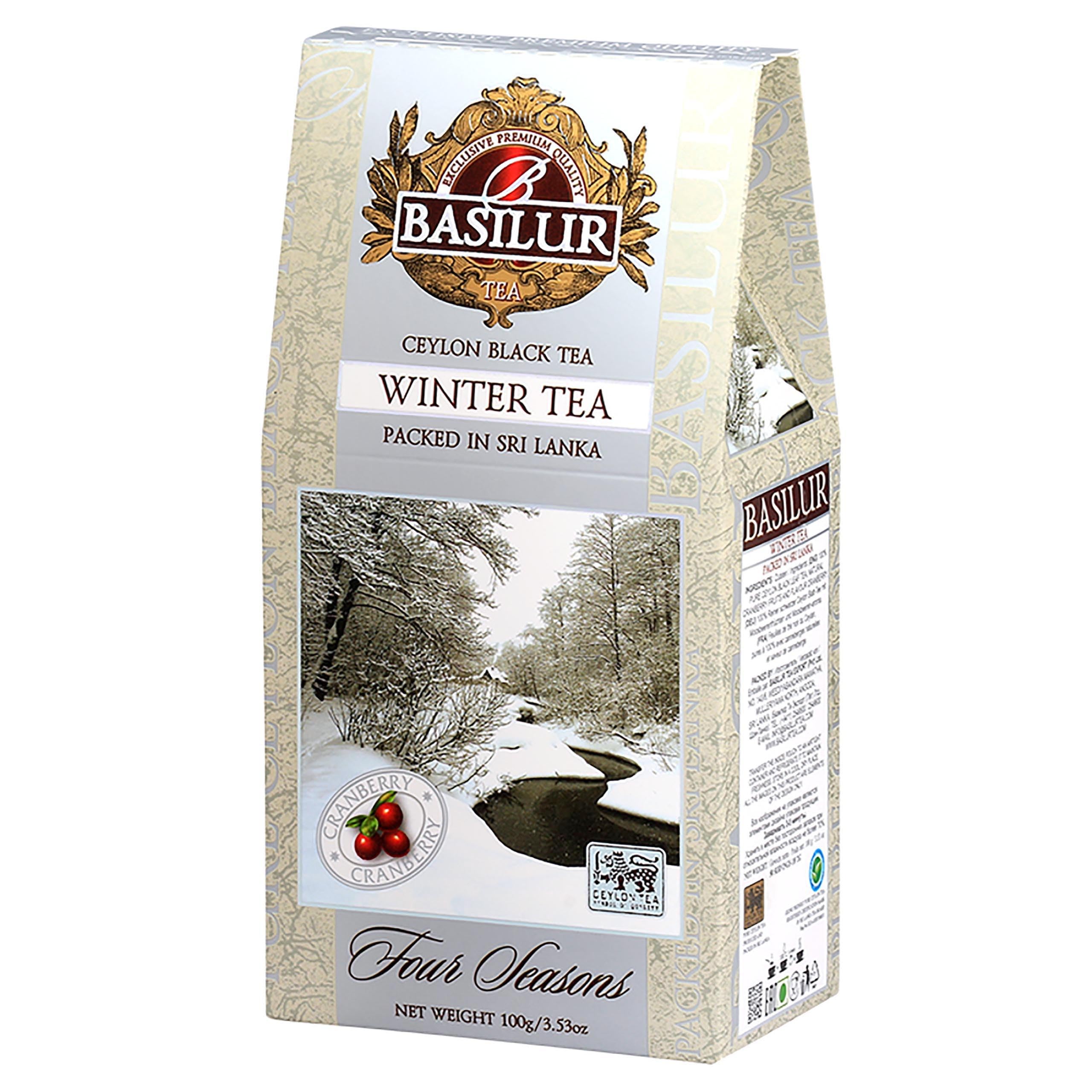 BASILUR Winter Tea Czarna herbata liściasta z dodatkiem owoców żurawiny 100 g (6)
