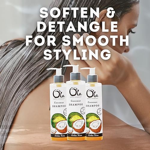 Miniatura 7 de Champú orgánico de coco Ola - 8 fl oz