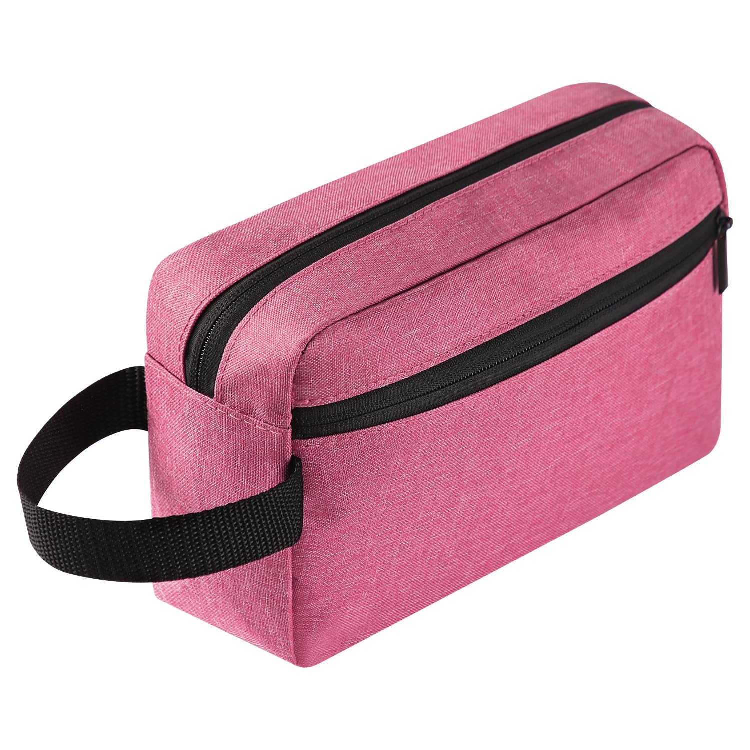 Travel Toiletry bag Toiletry bag for women men Hanging Cosmetic bag Travel accessories Gift for Women Men (Rosy)