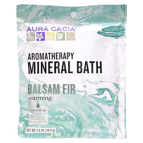 Aura Cacia Baño mineral, abeto bálsamo calentador, 2.5 onzas