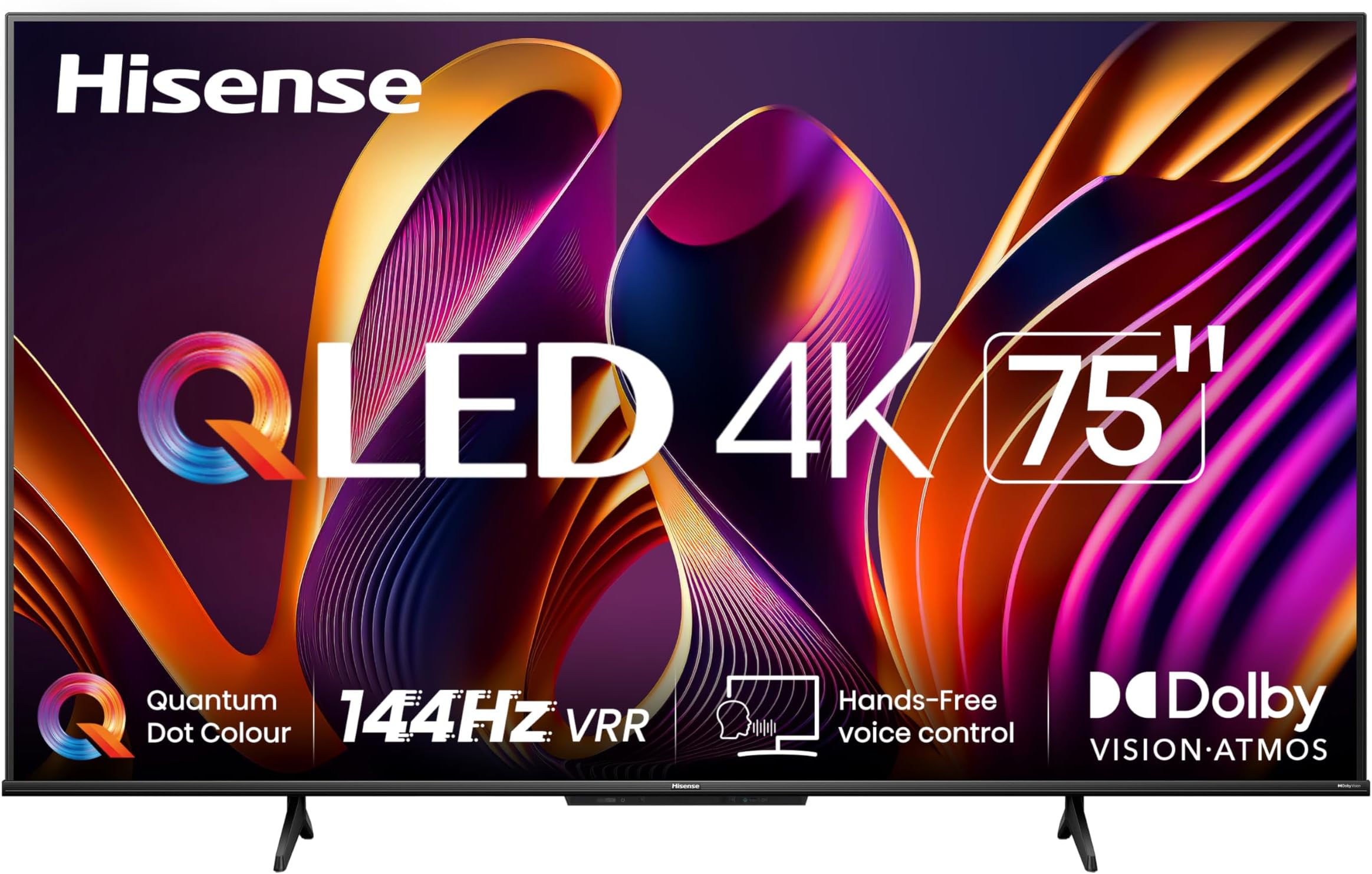 Hisense 75QD7N-75 inch QLED 4K Google TV with Quantum Dot Colour ...