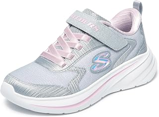 Skechers Kids Wave 92 Sparkle Sneakers Light Grey/Medium / 2 | Casual Shoes