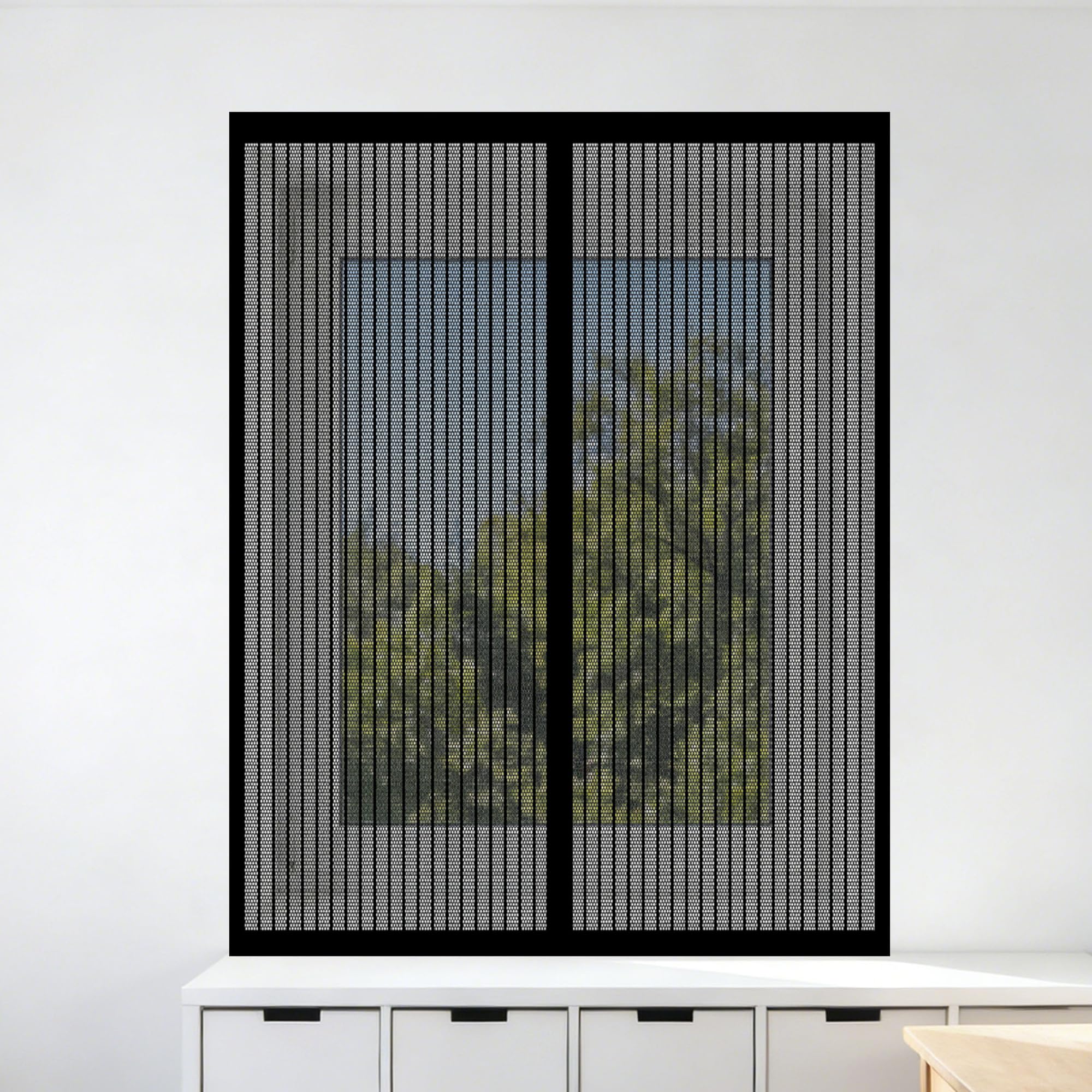 Moustiquaire Magnétique 180x180 cm résout le problème des insectes sans percer vos fenêtres
