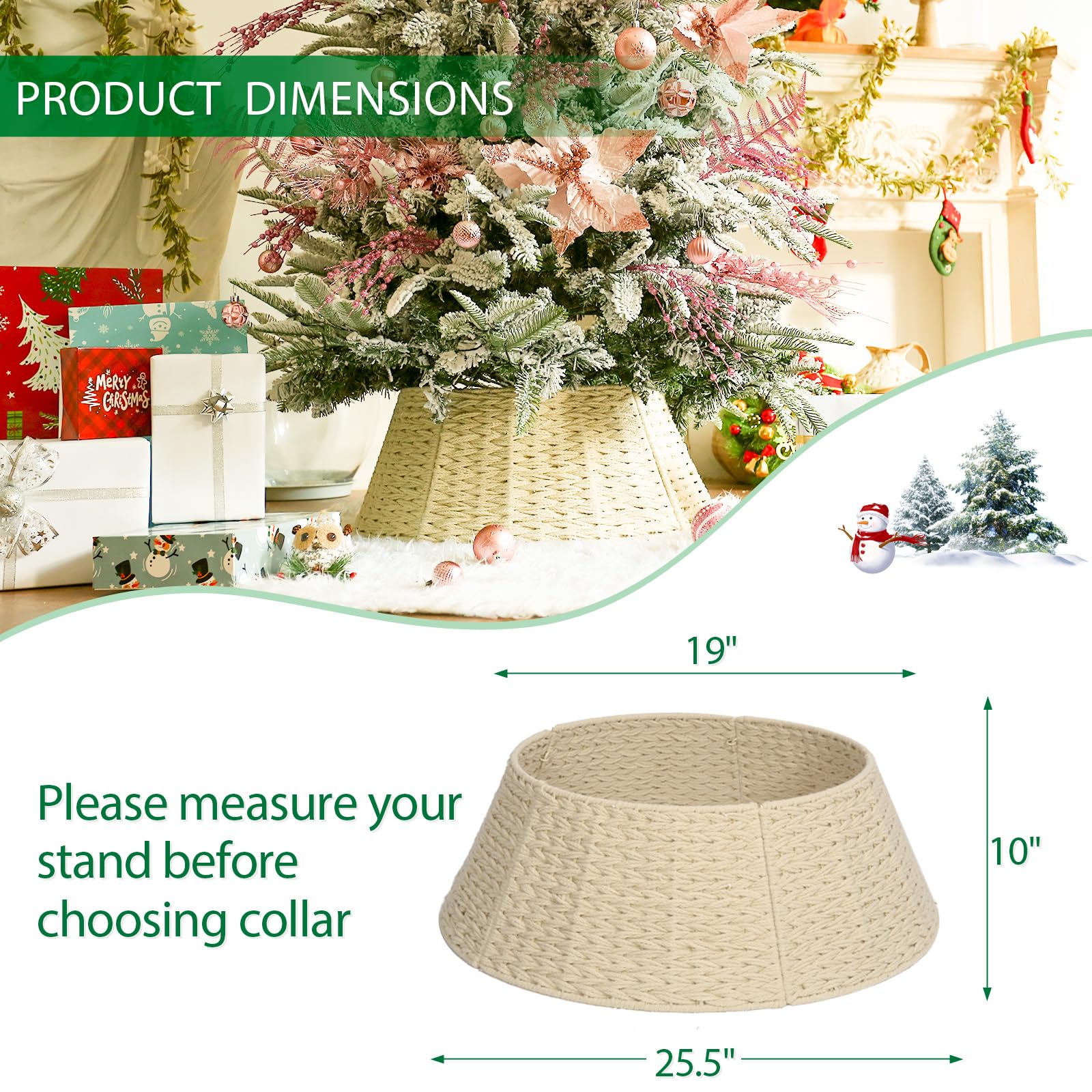 Joyhalo Christmas Tree Collar, 27.5