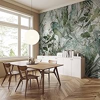 Vista 6 de artgeist Mural de pared Hojas de 135 x 101 pulgadas, papel tapiz autoadhesivo extraíble grande, adhesivo grande extraíble, decoración de pared