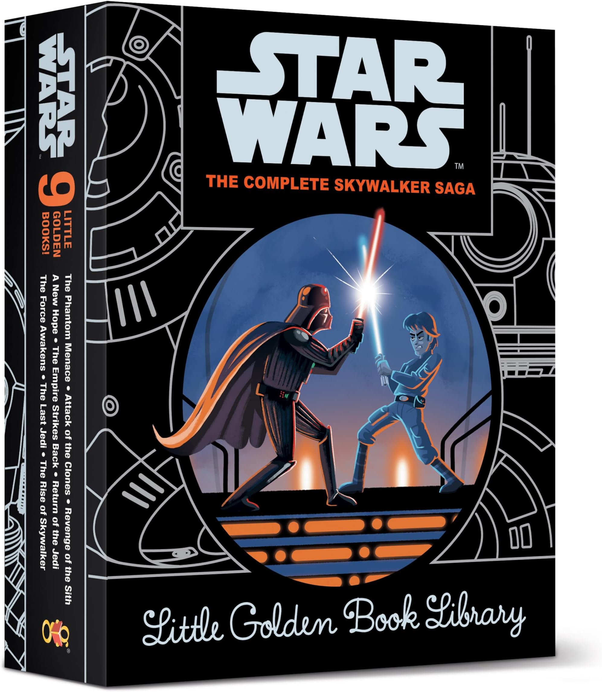 The Complete Skywalker Saga: Little Golden Book Library (Star Wars)