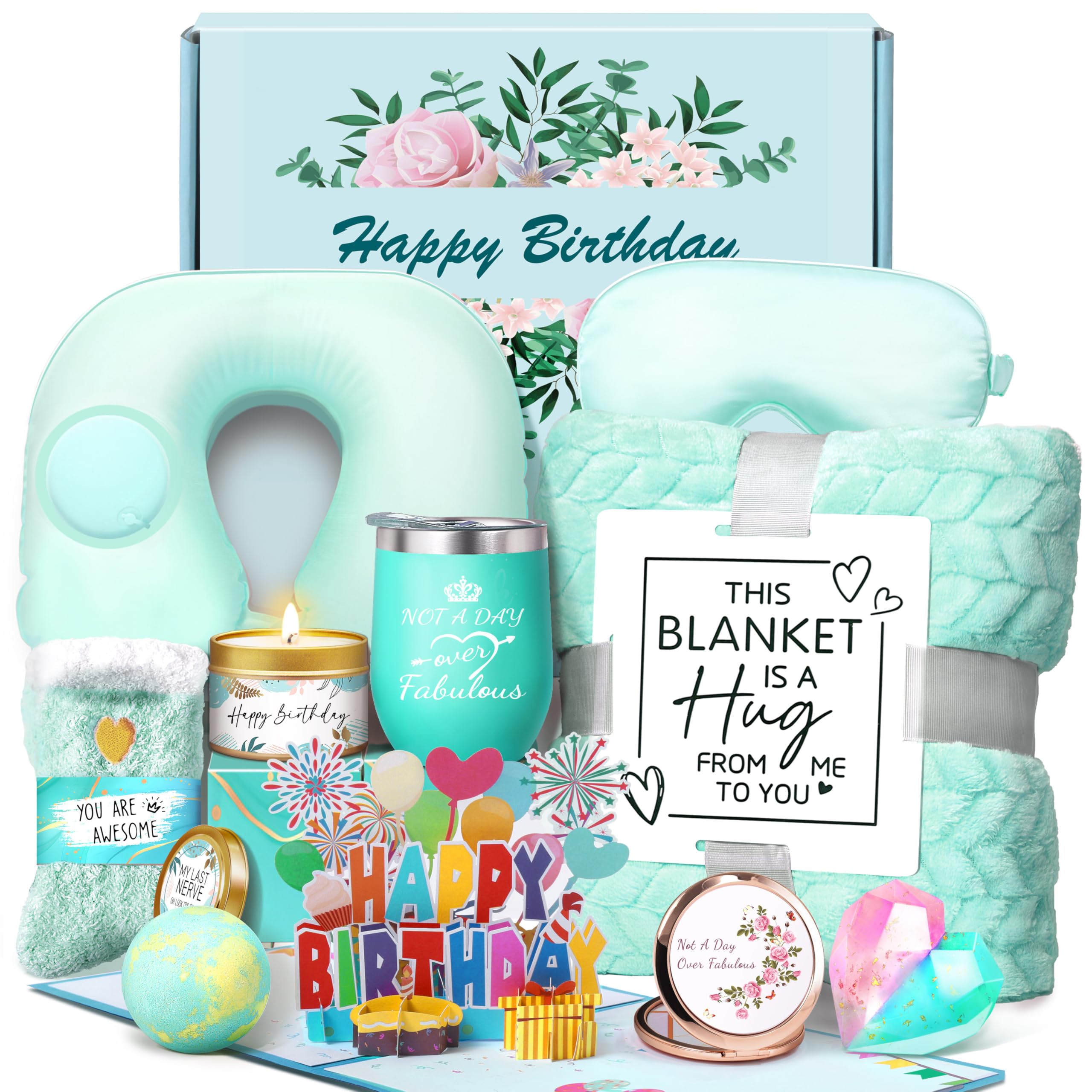 HSOEIXL Birthday Gifts for Women Birthday Gifts Ideas Womens Gift for Birthday Box for Women Happy Birthday Gifts Basket for Friends Female Sister