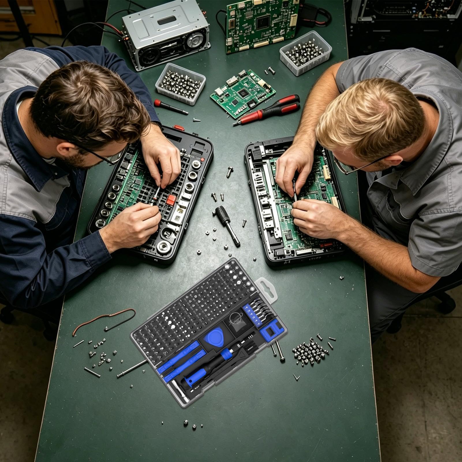 Kit cacciaviti precisione 160 in 1 Ergonomico con Valigetta | Cacciavite di Precisione per Riparazioni Domestiche Per Telefoni Orologi Occhiali Laptop Dispositivi Elettronici Officina