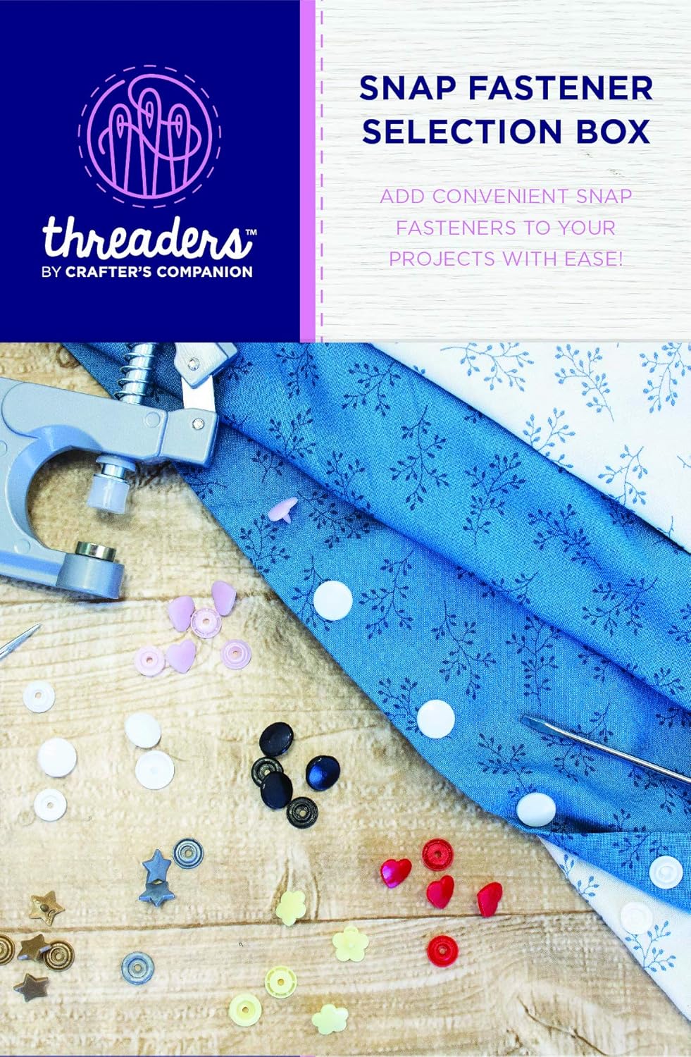 Threaders Snap Fastener Selection Box, Various