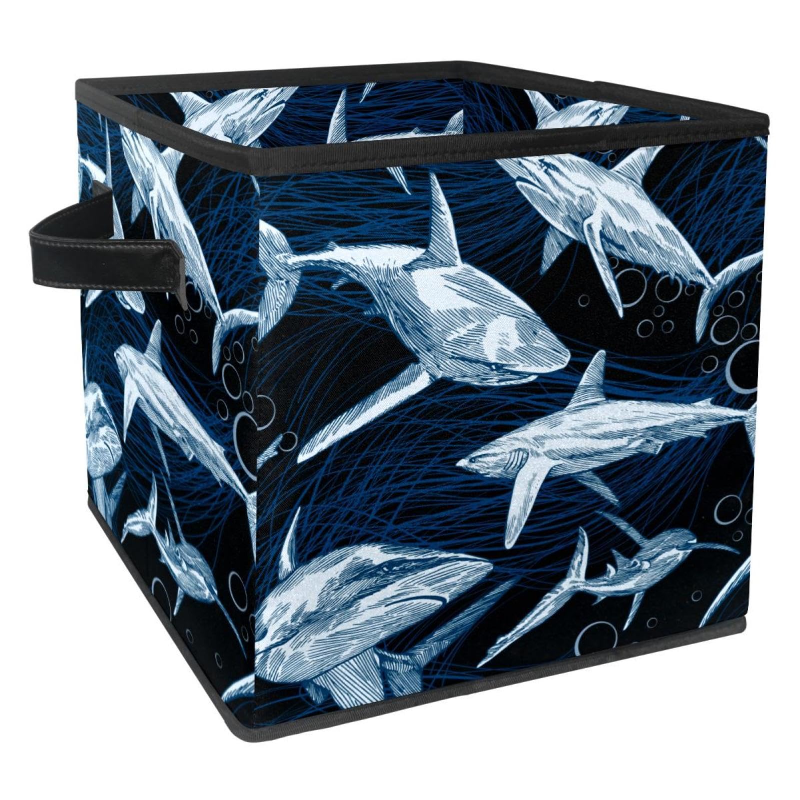 Boîte de rangement pliable tissu cube pour vêtements et jouets