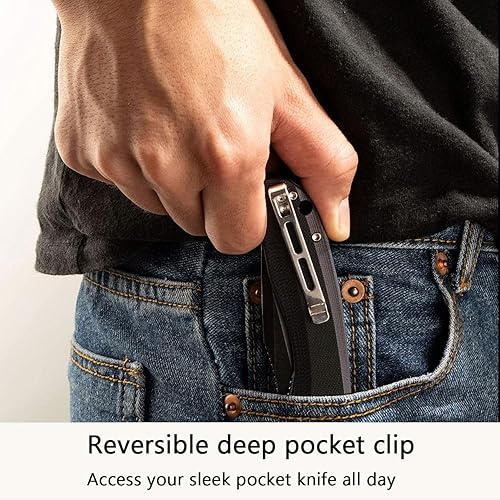 Miniatura 9 de CIVIVI Brazen Tanto Blade Bundled Baklash, gran juego de cuchillos EDC