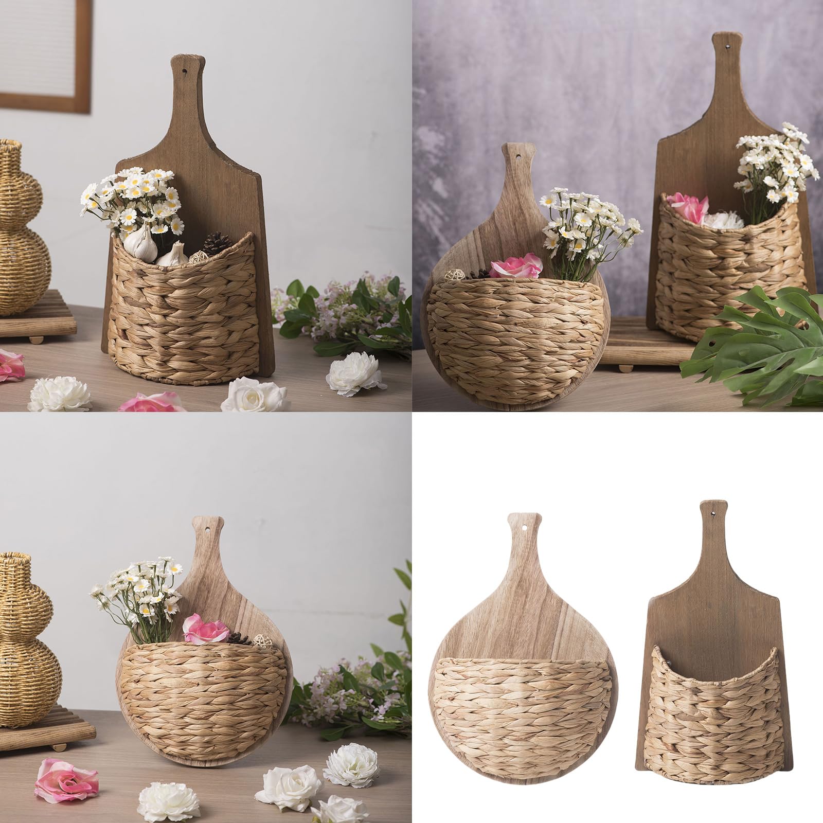 Wand-Pflanzenkorb, dekorativ, für drinnen und draußen, Heimdekoration für Pflanzen, stilvoller Pflanzgefäßhalter für Pflanzenliebhaber, perfekt für Haus und Garten