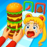 Burger Cannon Master: Cooking Run 3D