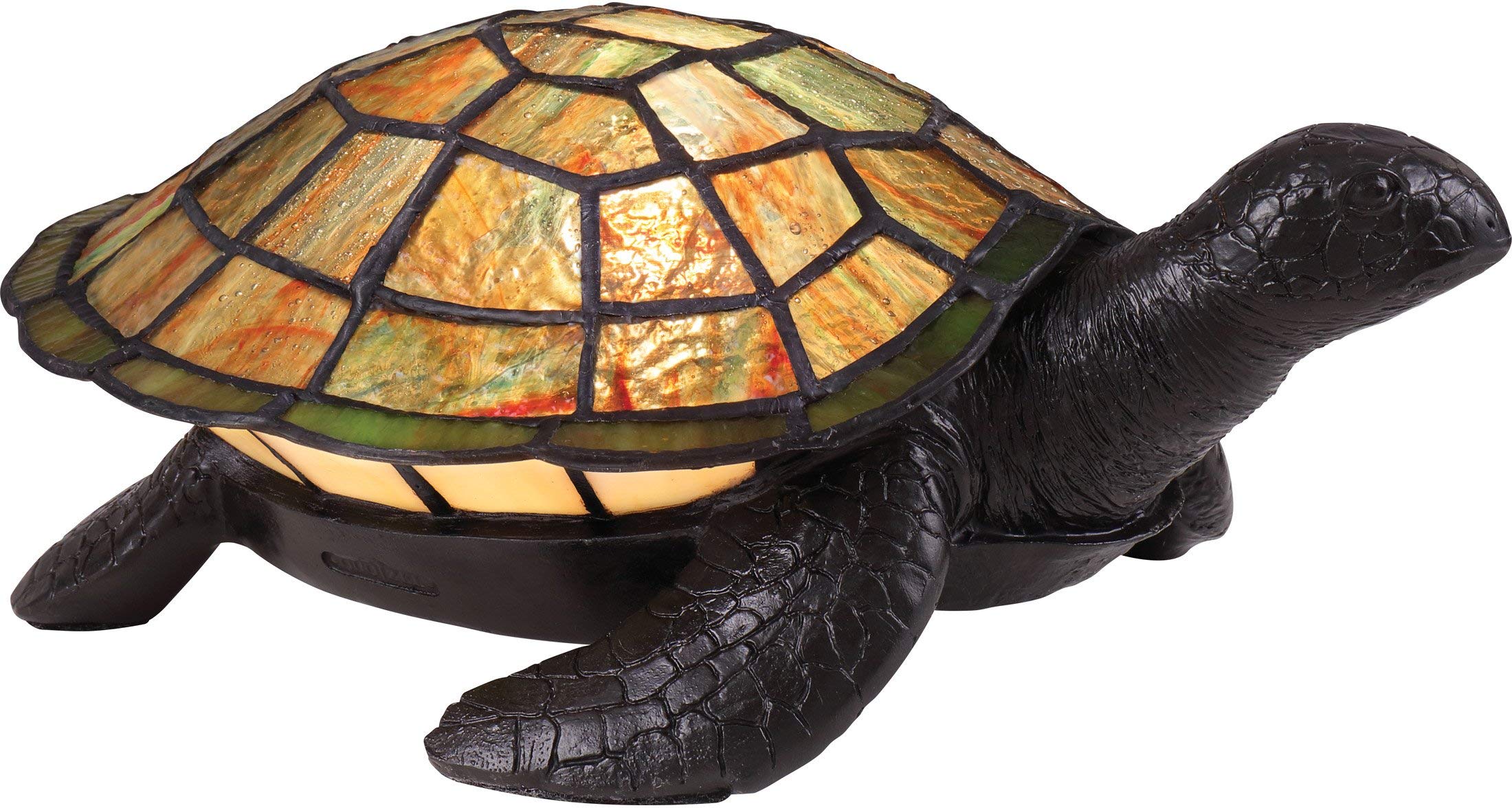 Quoizel TF3694VB Animals/Insects One Light Table Lamp from Sawback Collection Dark Finish, 7.75 inches, Vintage Bronze