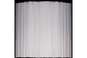 500 Disposable Plastic Straws: Sip Your Honey Smoothly