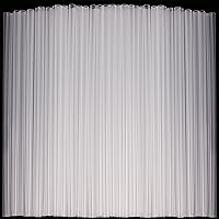 Vista 10 de 200 piezas de popotes de plástico desechables negros para beber (0.23'' de diámetro y 8.26" de largo) - Negro